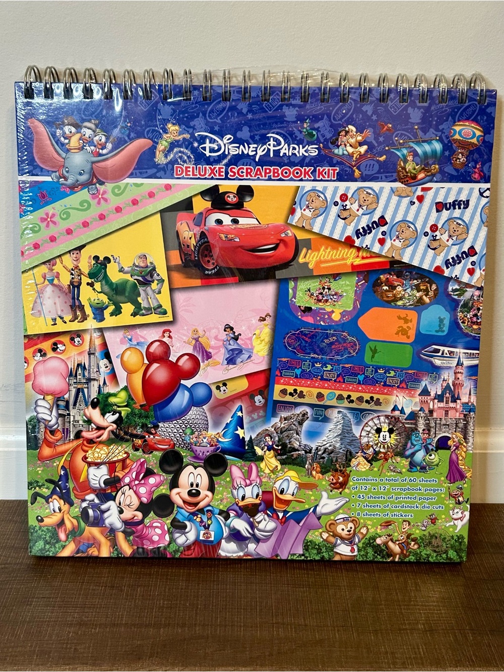 Disney Parks Deluxe Authentic Scrapbook Kit - New/Sealed 60 Sheets